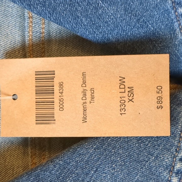 Long denim jacket - Picture 5 of 6